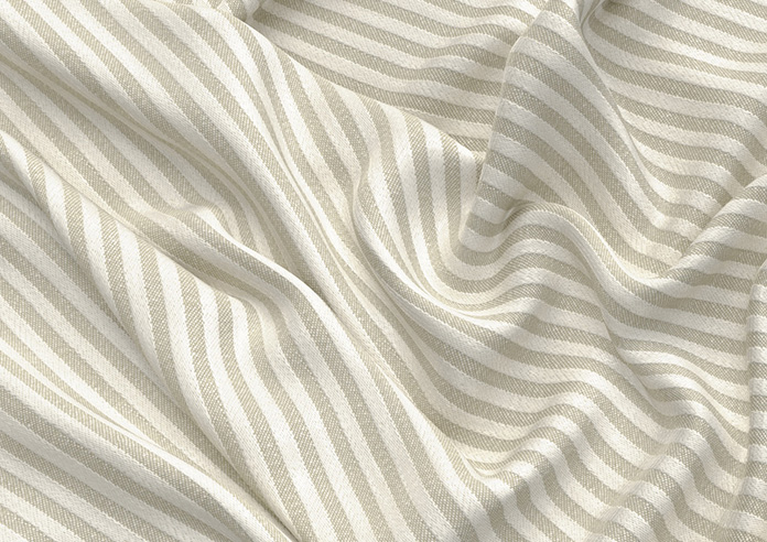 Emily Bond Oscar Stripe, Linen - Twist&Fit Roman Blind - Image 4